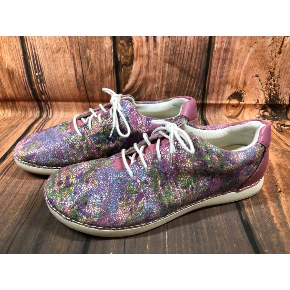 Alegria Essence Sweet Melange Multi Color Lace-up Shoes Womens 41  (d6h)
